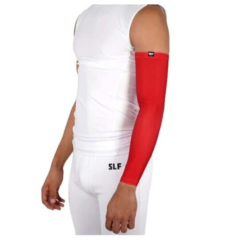 SLEEFS -Red breathable and comfortable Arm Sleeve QTY-1